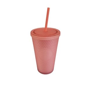 Starbucks Pink Lemonade Soft Touch Bling Cold Cup Studded Grande Tumbler